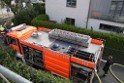 Dachstuhlbrand Koeln Poll Geislarerstr P412